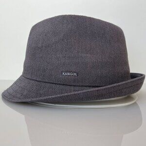 Kangol Arnold Trilby Hat in grey, size medium